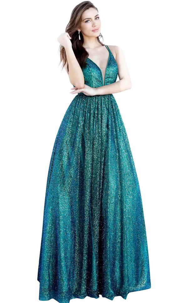 Jovani 4198BG Emerald