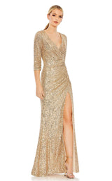 Mac Duggal 42015 Light Gold