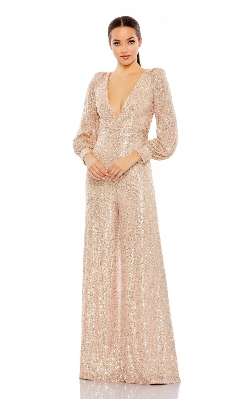 Mac duggal sequin jumpsuit outlet