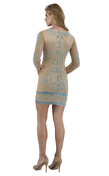 Lara 42630 Nude-Turquoise