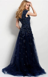 Jovani 42739bg Navy