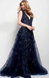 Jovani 42739bg Navy