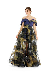 In Couture 4362 Navy/Black