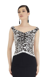 Saboroma 4423 Black/Ivory