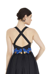 Saboroma 4427 Black-Royal-Blue