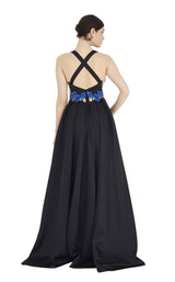 Saboroma 4427 Black-Royal-Blue
