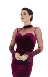 Saboroma 4563 Burgundy