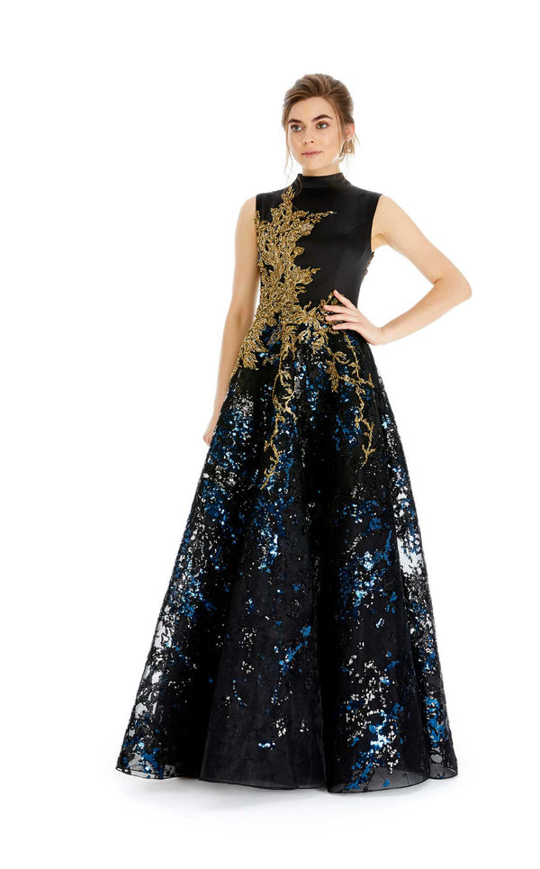 In Couture 4639 Black-Gold-Navy