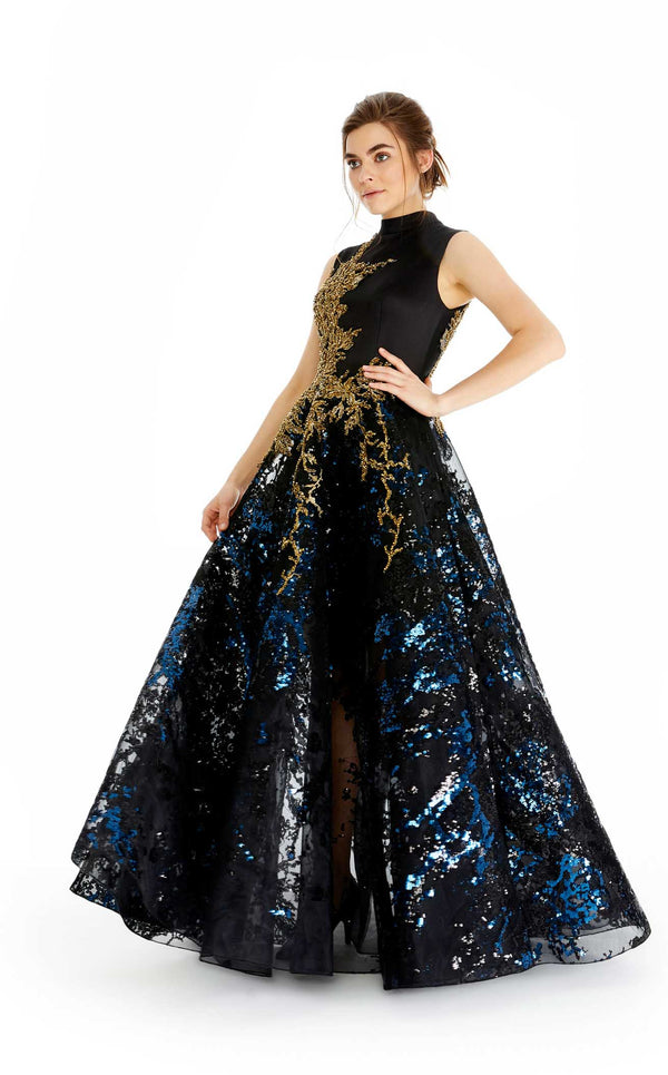 In Couture 4639 Black-Gold-Navy