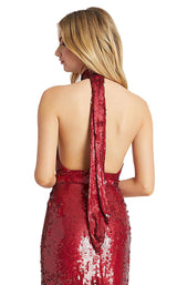 Mac Duggal 4658L Burgundy
