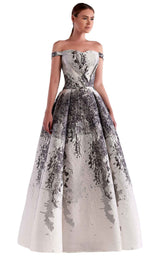 Edward Arsouni Couture SS0466 White-Silver