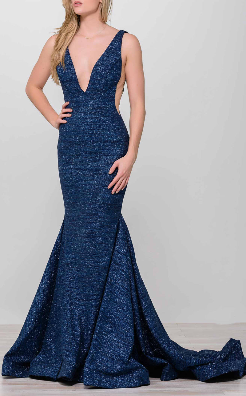 Jovani 47075 Navy