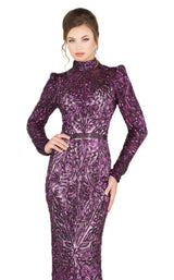 Mac Duggal 4729D Aubergine