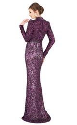 Mac Duggal 4729D Aubergine