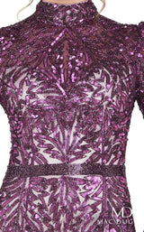 Mac Duggal 4729D Aubergine