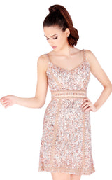 Mac Duggal 4746N Rose Gold