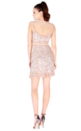 Mac Duggal 4746N Rose Gold