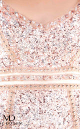 Mac Duggal 4746N Rose Gold