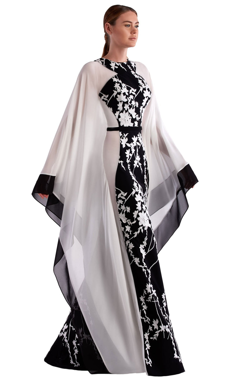 Edward Arsouni Couture SS0474 White/Black