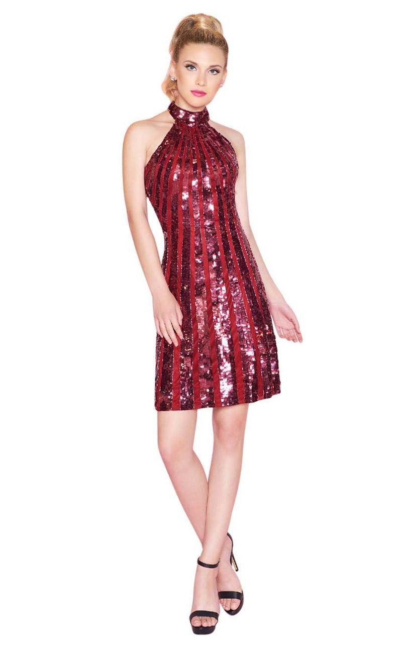 Mac Duggal 4758B Burgundy