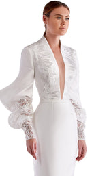 Edward Arsouni Couture SS0477 White