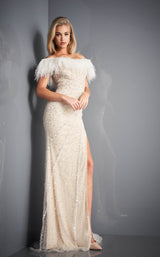 Jovani 4770 Off White/Nude