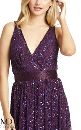 Mac Duggal 4770D Aubergine