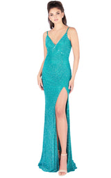 Mac Duggal 4817L Teal