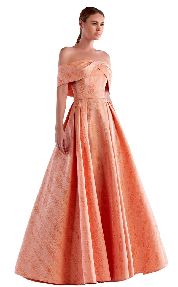 Edward Arsouni Couture SS0482 Orange