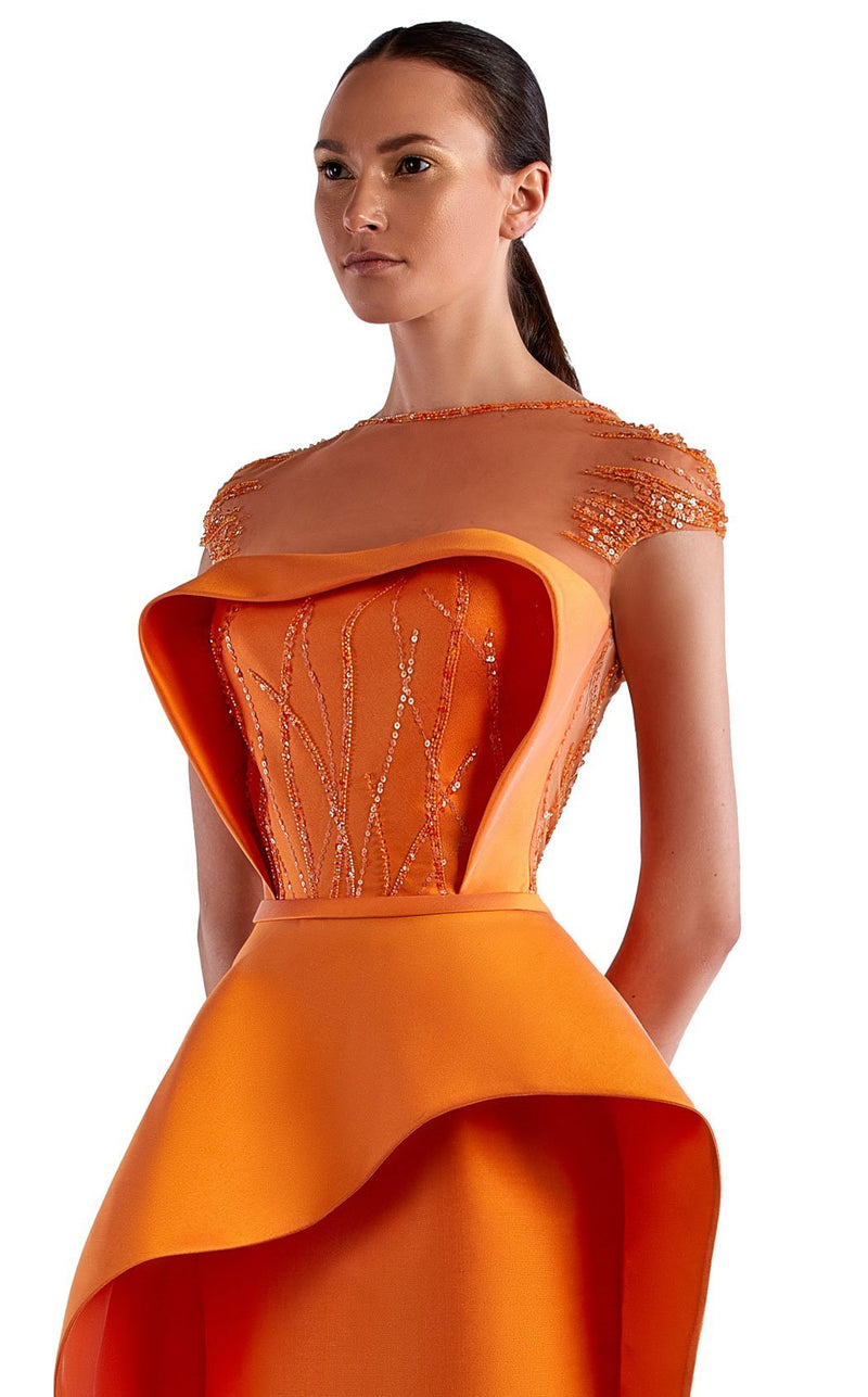 Edward Arsouni Couture SS0483 Orange