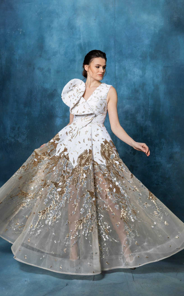 In Couture 4846 Ivory/Gold