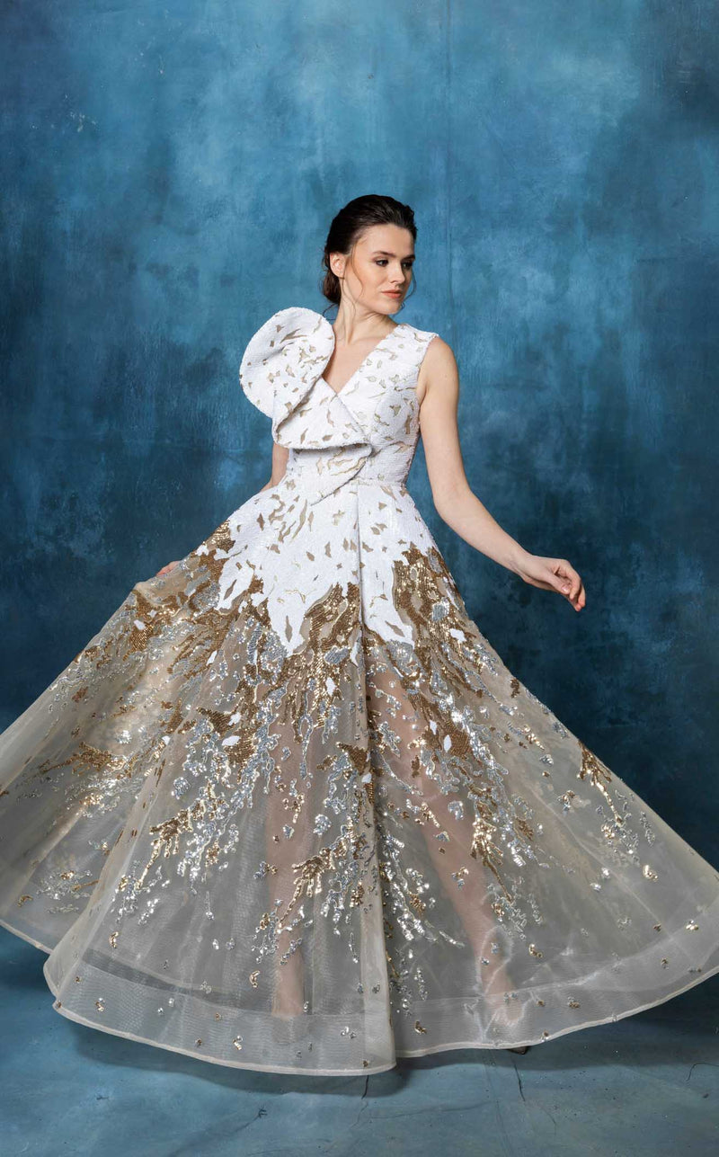 In Couture 4846 Ivory-Gold