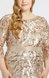Mac Duggal Fabulouss 4857 Rose Gold