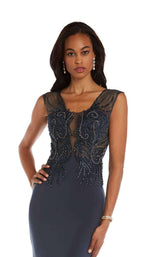 Jovani 48738 Gunmetal
