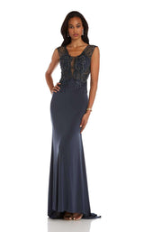 Jovani 48738 Gunmetal