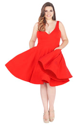 Mac Duggal Fabulouss 48771F Red