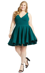 Mac Duggal Fabulouss 48771F Emerald Green