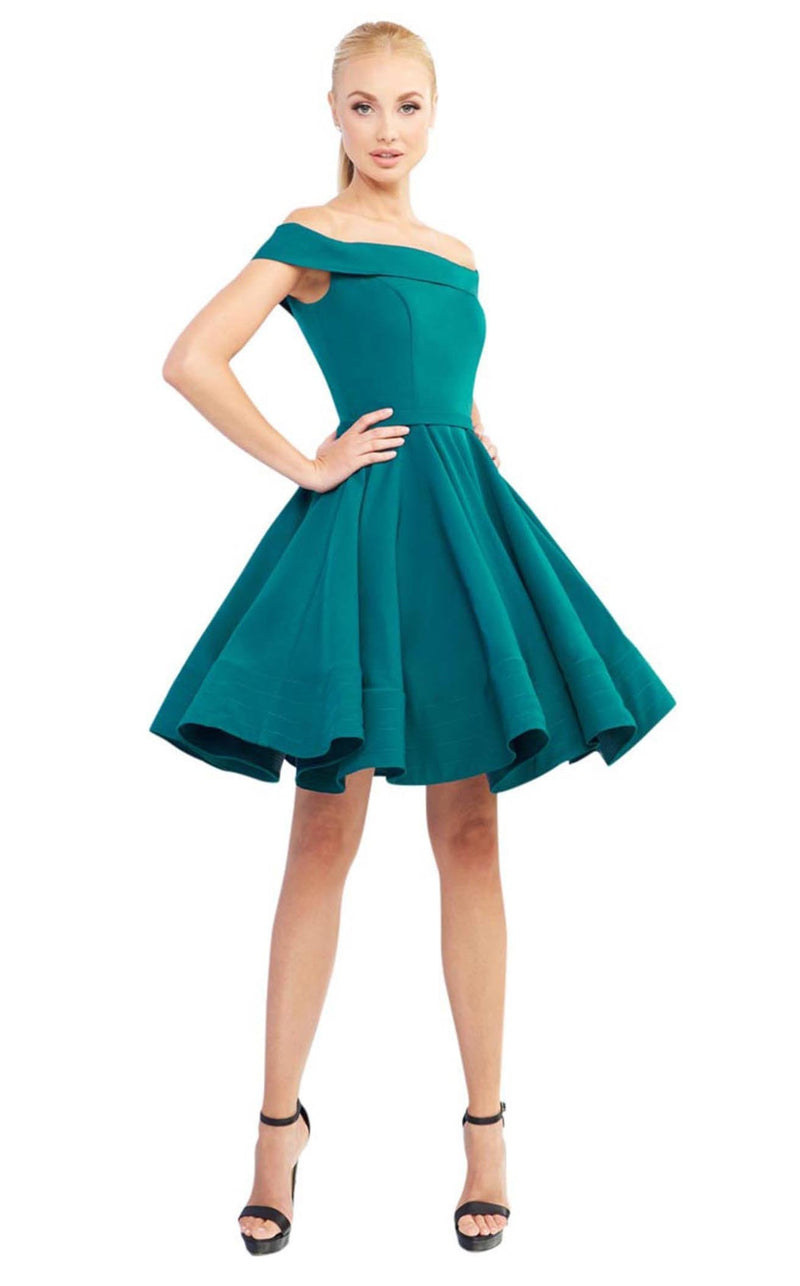 Mac Duggal 48774I Teal