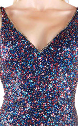 Mac Duggal 4877L Midnight-Multi