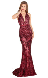 Mac Duggal 48821R Wine