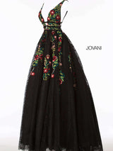 Jovani 48891 Black Multi