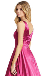 Mac Duggal 48925L Cranberry