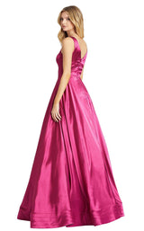 Mac Duggal 48925L Cranberry