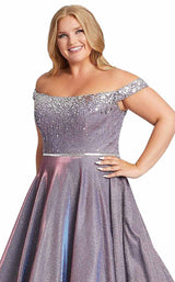Mac Duggal Fabulouss 48989F Lavender-Twinkle
