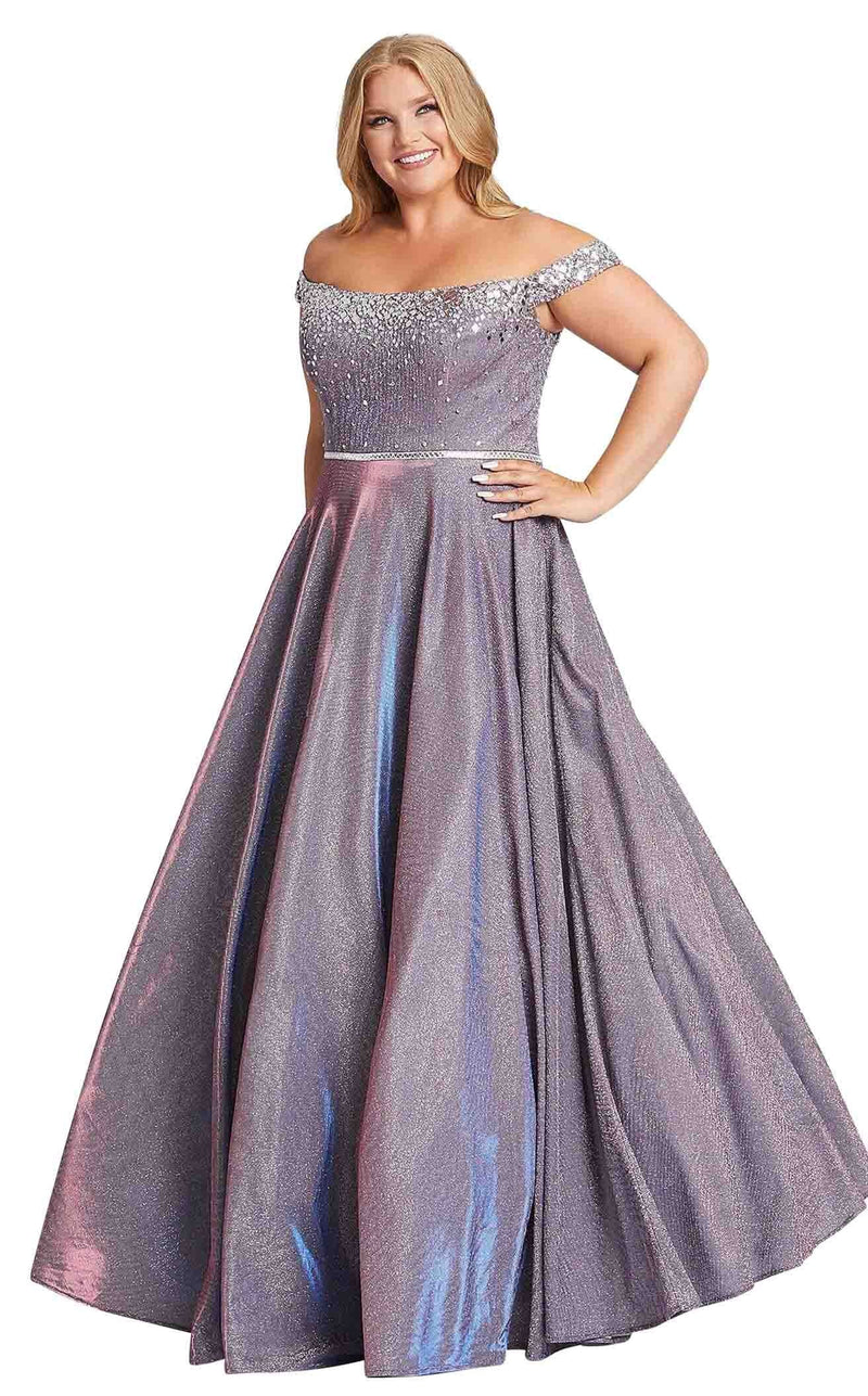 Mac Duggal Fabulouss 48989F Lavender-Twinkle