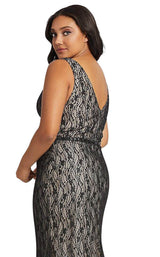 Mac Duggal Fabulouss 48995F Black-Nude