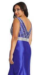Mac Duggal Fabulouss 48997F Royal/Purple