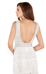 Mac Duggal 4904R White