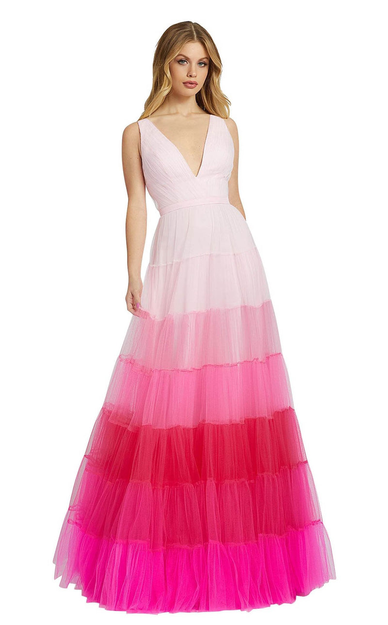 Mac Duggal 49065L Pink Ombre
