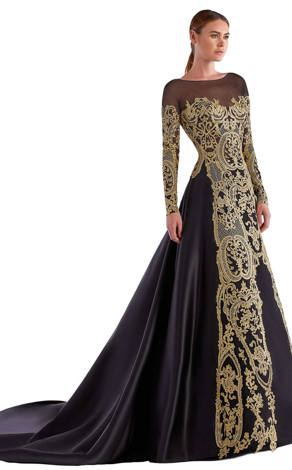 Edward Arsouni Couture SS0490 Black/Gold